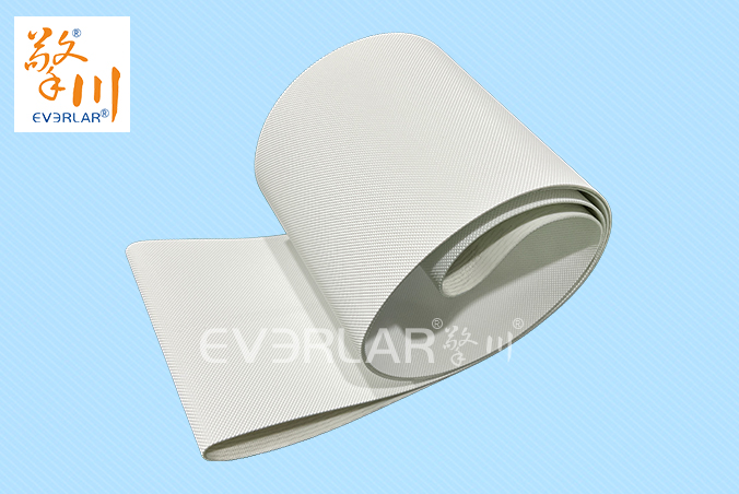 食品級白色PU鉆石紋輸送帶耐磨防滑適配餅干生產(chǎn)線包裝機(jī)皮帶