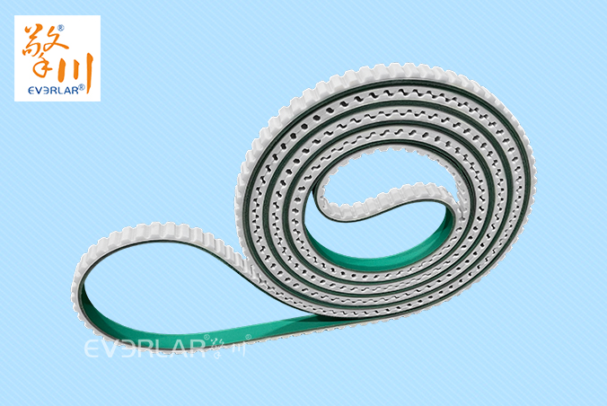 PU同步帶加綠布耐磨耐油食品包裝自動化生產(chǎn)線聚氨酯皮帶加工