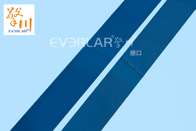 藍(lán)色尼龍片基帶低噪音防滑物流包裝行業(yè)折盒機傳動帶廠家直供