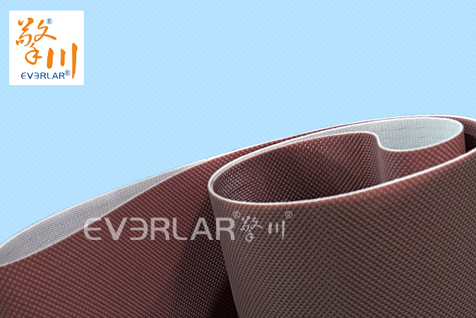 PU輸送帶咖啡色鉆石紋耐磨防滑食品烘焙輸送機聚氨酯傳送帶廠家