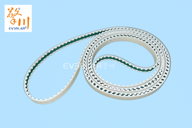PU同步帶加PU膠綠布打孔開槽精準(zhǔn)傳動(dòng)防滑包裝機(jī)械聚氨酯工業(yè)皮帶定制
