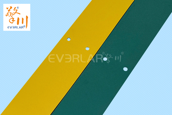 黃綠片基帶加打孔低噪音抗撕裂印刷紡織包裝行業(yè)高速傳動(dòng)帶