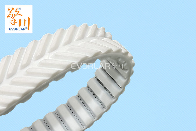 PU同步帶加PVC魚骨紋食品包裝分揀機(jī)耐磨工業(yè)傳動(dòng)帶